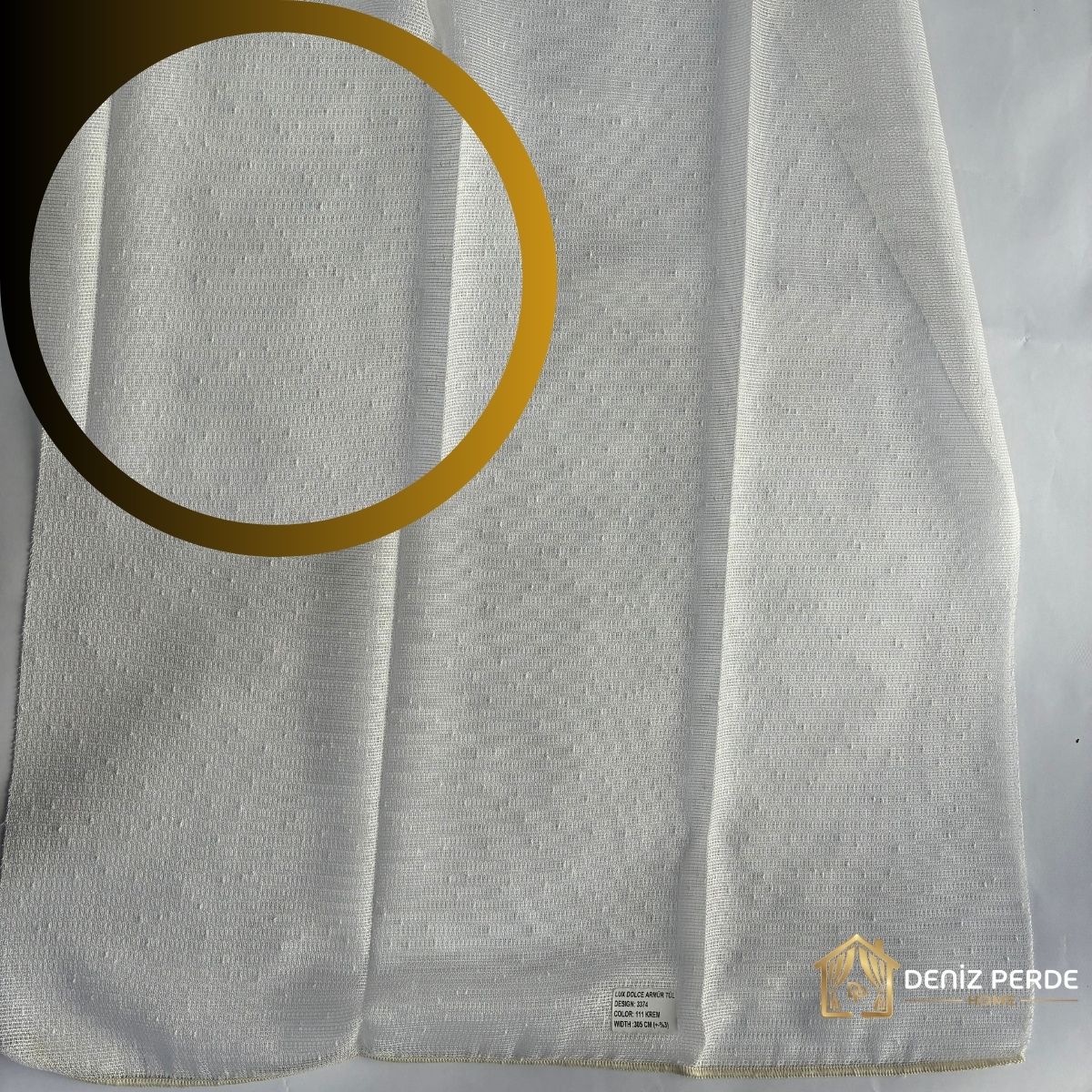 Lüx Dolce Armür Tül  - 3374 - 111 - Krem - 1